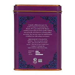 Harney & Sons Indigo Punch ingredients include rose hips, apple, lemon and lemongrass.