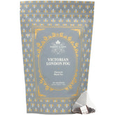Harney & Sons Victorian London Fog sachets ready for quick, elegant lattes at home.