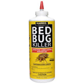 HARRIS HDE-8 bed bug powder bottle ready for targeted home use.