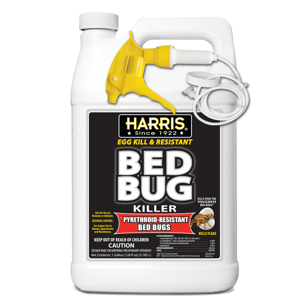 HARRIS Toughest Bed Bug Killer bottle packaging for easy home use