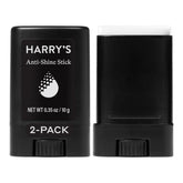 Harry's Anti-Shine Stick on forehead, nose, and chin for oil absorption