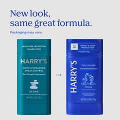 Harry's Stone scent stick provides a smooth glide and quick-dry performance.