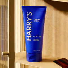Close-up of cream texture showing light, blendable finish from Harry's.