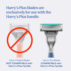 Harry's Plus ten-cartridge pack for long-lasting refills and convenience.