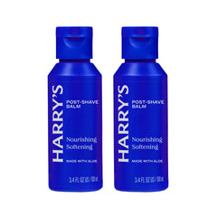 Harry's Post-Shave Balm bottle with aloe soothing after shaving