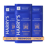 Harry's Redwood extra-strength deodorant bottle provides all-day protection with a brisk scent.
