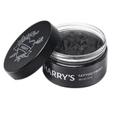 Harry's Tattoo Frost bottle-application shows quick hydration without greasiness.