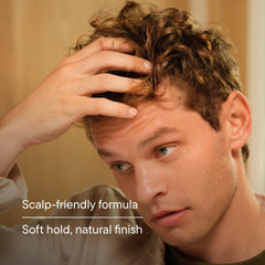 Harry's Weightless Volumizing Cream damp-hair application encourages even distribution and quick shaping.