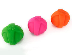 Hartz DuraPlay ball squeaky latex dog toy ready for fetch and chew.