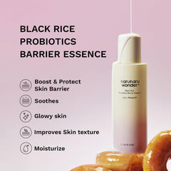 Close-up of HARUHARU Wonder texture highlighting a soothing, milky hydration.