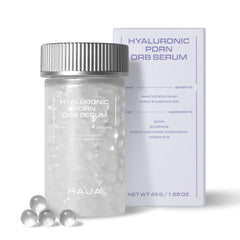 HAUA Hyaluronic PDRN serum beads deliver fresh actives for refreshed complexion.