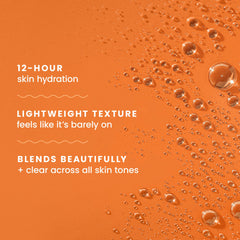 Hawaiian Tropic Weightless Hydration moisturizes skin for 12 hours without heaviness.