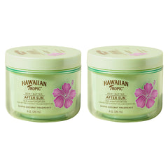 Hawaiian Tropic after-sun butter texture enriched with coconut oil for hydration