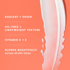 Hawaiian Tropic Sheer Touch bottle with water resistance up to 80 minutes.