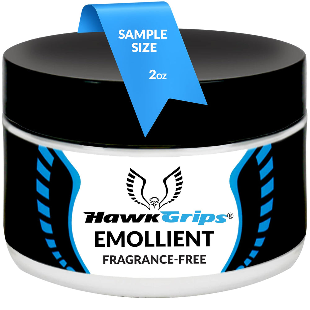 HawkGrips 2oz unscented emollient bottle for smooth glide.