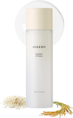 HAYEJIN RiceFila Milk Toner bottle with a luminous glass-skin glow.