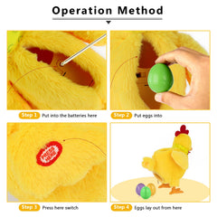 HBBHML wind-up jumping chicks boost interactive pretend play