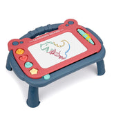 HCFJEH magnetic drawing board blue front view showing kid-friendly design and color play