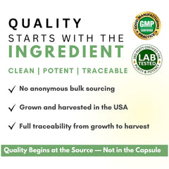 HCL Herbal Code Labs COA certificate closeup ensuring transparency and quality