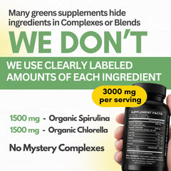 HCL Herbal Code Labs label detail showing product name and ingredients