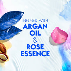 Head & Shoulders Supreme argan oil glow on hair fibers after use