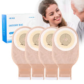 Heagimed ostomy bag closure close-up for leak prevention.