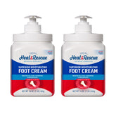 Heal & Rescue Heel Rescue foot cream bottle showing a rich hydration for dry feet