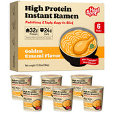 Healspot Golden-Chicken ramen packaging shows protein-rich nutrition for meals