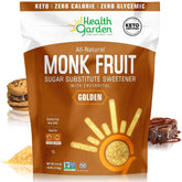 Health Garden Monk Fruit Sweetener Golden 2.5lb bag ideal for 1:1 sugar substitution in baking.
