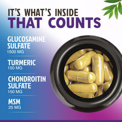 Health Nutrition Naturals capsules ready for daily joint support.