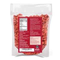 Healthworks Goji Berries on a sun-drying rack, showcasing natural drying for richer flavor.