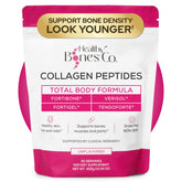 Healthy Bones Co Fortibone bottle close-up for bone support