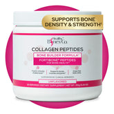 Healthy Bones Co Fortibone bottle on counter for daily collagen support