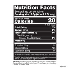 Healthy Delights Power Beets Powder ingredients image signaling nitric oxide support potential