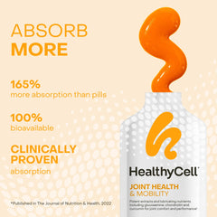 HealthyCell on-the-go gel pack ideal for travel and daily relief.