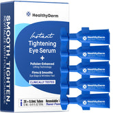 HealthyDerm Instant Eye Lift Serum packaging with mini tubes for precise dosing.