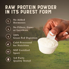 HEART & SOIL 24g protein per serving supports daily nutrition.