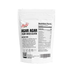 Agar agar powder texture showing silky gel potential for desserts