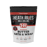Heath Riles BBQ Butter Bath & Wrap ribs being bathed for rich flavor