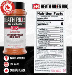 Heath Riles BBQ Rub pork ribs ready for smoking boosts taste and aroma.