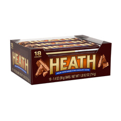 HEATH toffee bars, kosher and gluten-free, individually wrapped for freshness.