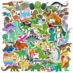 Hebraeos dinosaur stickers pack, colorful rewards for kids on smooth surface