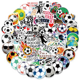 Hebraeos soccer stickers pack: 100 sheets for versatile design on items