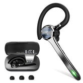 HEIBAS Bluetooth headset on ear for hands-free calls with clear audio.