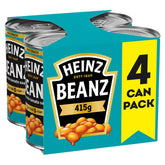 HEINZ Baked Beans 415g 4 Pack can front label for quick weeknight meals