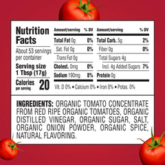 HEINZ Organic Tomato Ketchup pours smoothly for dipping