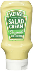 Heinz Salad Cream bottle pour adds zing to salads.