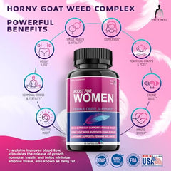 Helix Heal Libido Booster ingredients list — Horny Goat Weed and Maca support natural energy