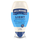 Hellmann's Light Mayo squeeze bottle for easy, mess-free spreading.