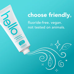 Coconut oil ingredient detail in Hello toothpaste for natural care